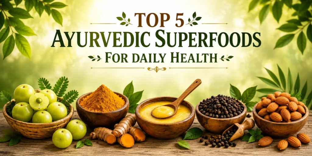 Top 5 Ayurvedic Superfoods for Daily Health